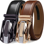 Bennett Men's Leather Ratchet Buckle Belt