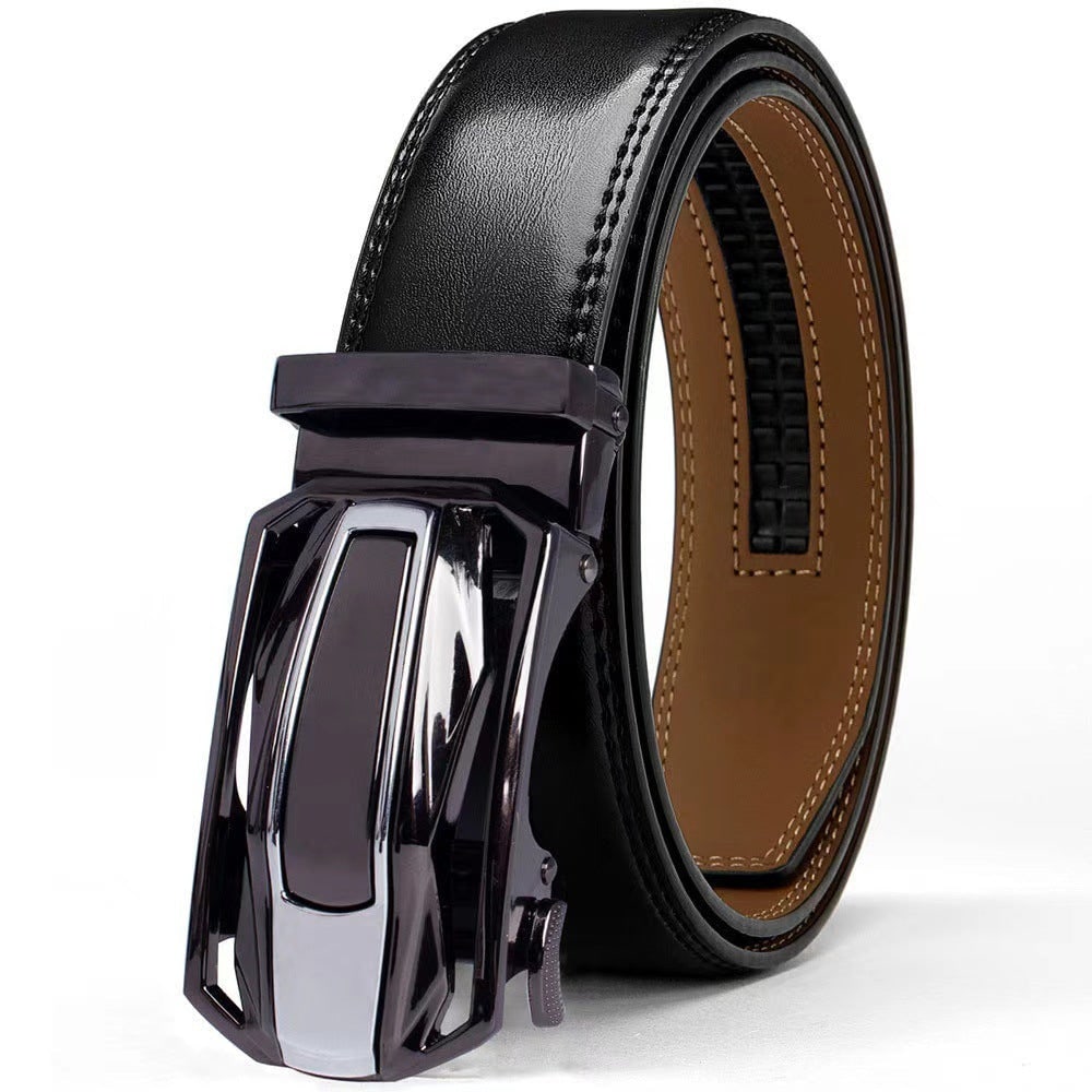 Bennett Men's Leather Ratchet Buckle Belt