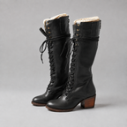 Everly Women's Leather Shearling Knee-High Boots
