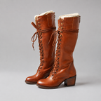 Everly Women's Leather Shearling Knee-High Boots