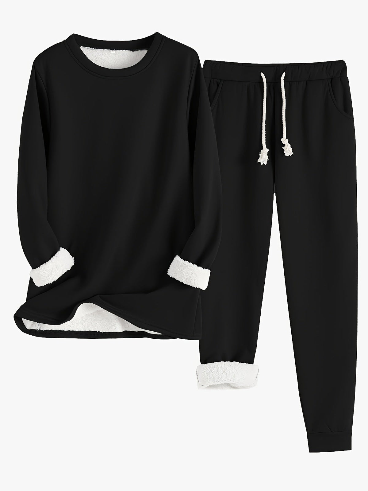 Everly Women's Fleece Lined Lounge Set