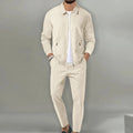 Calloway Men's Waffle Knit Zip Sweat Set