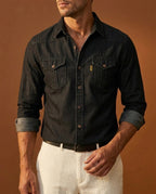 Dalton Men's Western Denim Shirt