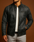 Sullivan Men's Distressed Leather Jacket