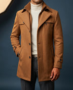 Sterling Men's Wool Blend Overcoat