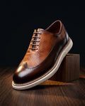 Barrett Men's Leather Wingtip Dress Sneakers