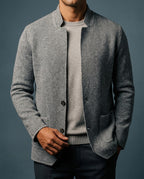 Bennett Men's Stand Collar Cardigan