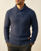 Whitfield Men's Shawl Collar Knit Sweater