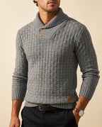 Whitfield Men's Shawl Collar Knit Sweater