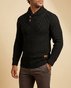 Whitfield Men's Shawl Collar Knit Sweater