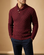 Whitfield Men's Shawl Collar Knit Sweater