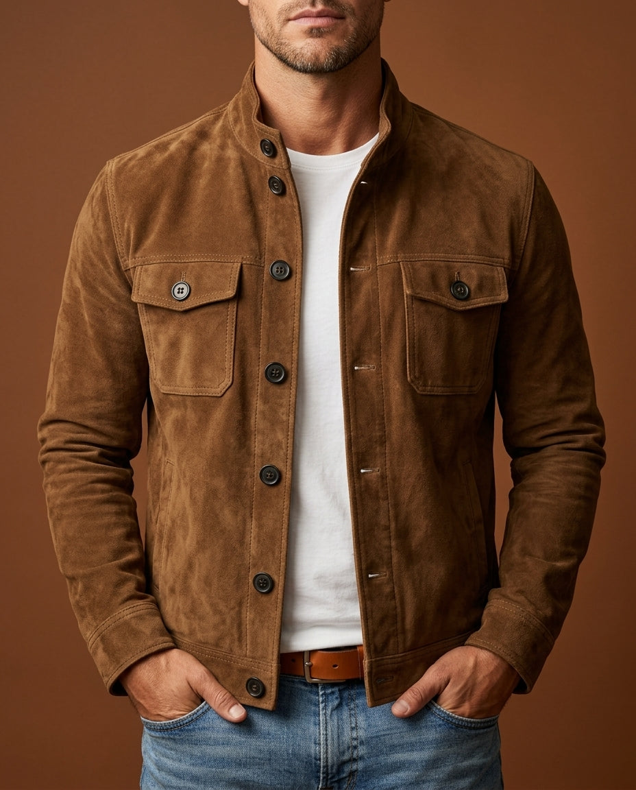 Barrett Men's Suede Field Jacket
