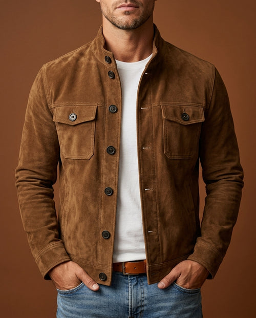 Barrett Men's Suede Field Jacket