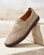 Bradford Men's Perforated Leather Loafers