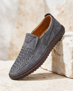 Bradford Men's Perforated Leather Loafers