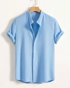 Weston Men's Stand Collar Summer Shirt