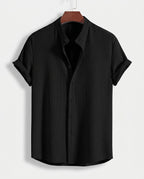 Weston Men's Stand Collar Summer Shirt