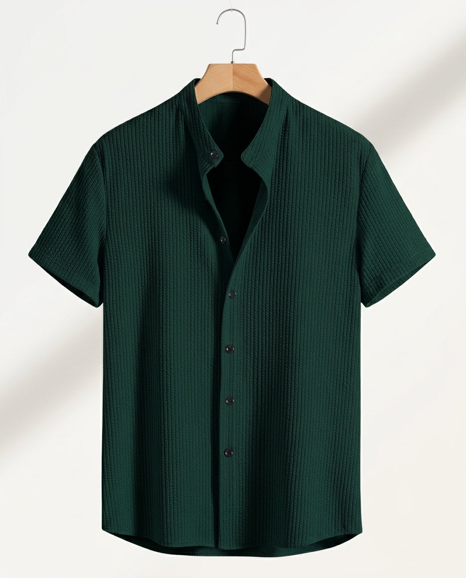 Weston Men's Stand Collar Summer Shirt