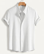 Weston Men's Stand Collar Summer Shirt