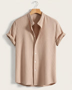 Weston Men's Stand Collar Summer Shirt
