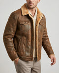 Redmond Men's Sherpa Lined Suede Jacket