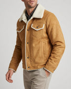 Redmond Men's Sherpa Lined Suede Jacket