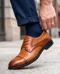 Hargrove Men's Woven Brogue Oxfords