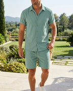 Wills Men's Ribbed Two-Piece Set