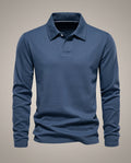 Wren Men's Long Sleeve Embroidered Polo