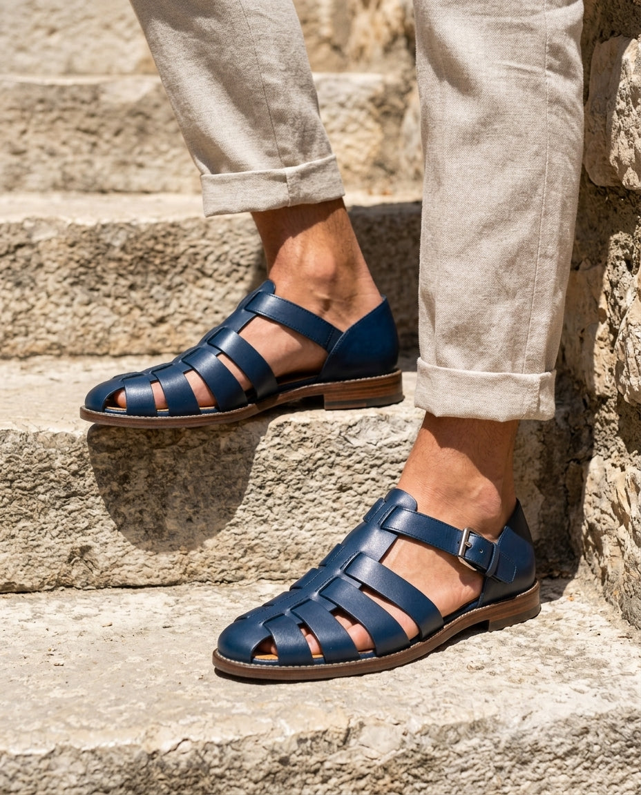 Victor Men's Woven Fisherman Sandals