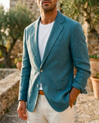 Faulkner Men's Cotton Linen Blazer