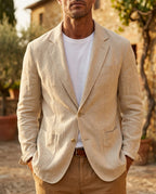 Faulkner Men's Cotton Linen Blazer