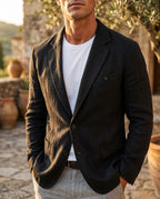 Faulkner Men's Cotton Linen Blazer