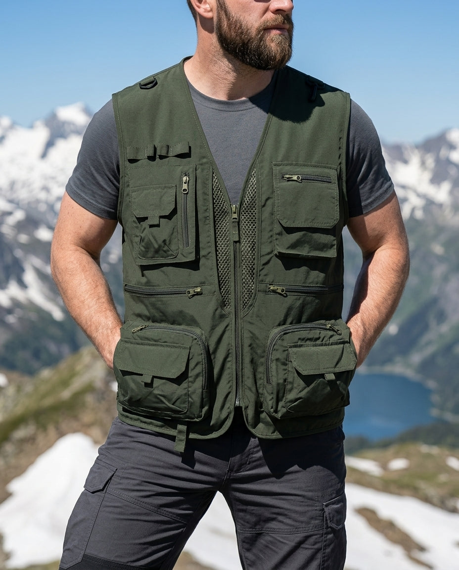 Merrick Men's Multi Pocket Outdoor Vest