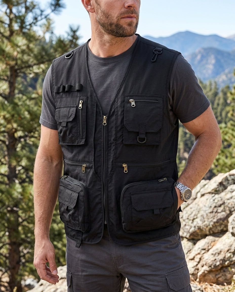 Merrick Men's Multi Pocket Outdoor Vest