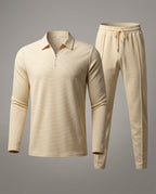 Beckett Men's Waffle Knit Two Piece Set
