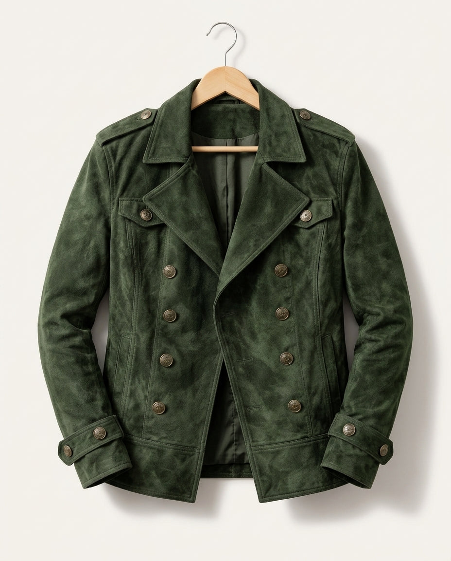 Thornbury Men's Suede Harrington Jacket