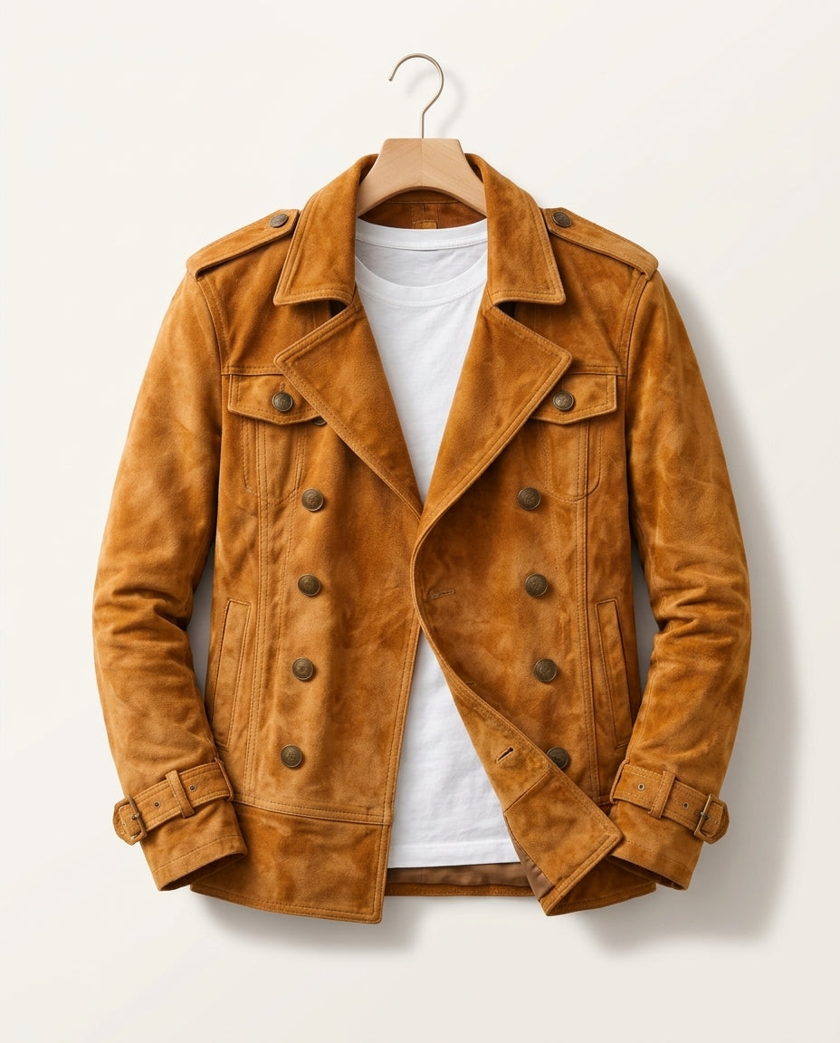Thornbury Men's Suede Harrington Jacket