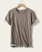 Ingram Men's Organic Cotton Layered Trim T-Shirt