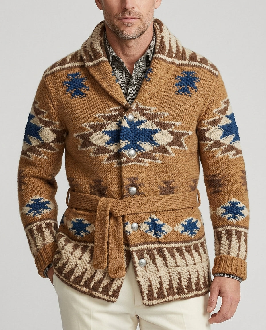 Wexford Men's Western Knit Cardigan