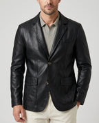 Osborne Men's Leather Blazer