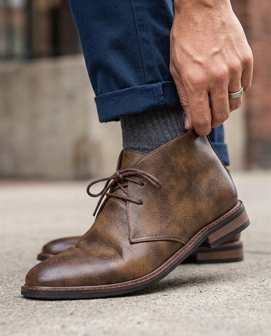Osgood Men's Leather Chukka Boots