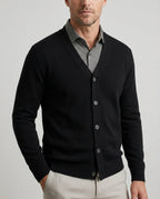 Merritt Men's Cashmere Blend V-Neck Cardigan