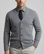 Merritt Men's Cashmere Blend V-Neck Cardigan