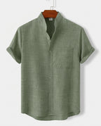 Radcliffe Men's Mandarin Collar Shirt