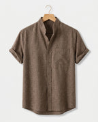 Radcliffe Men's Mandarin Collar Shirt
