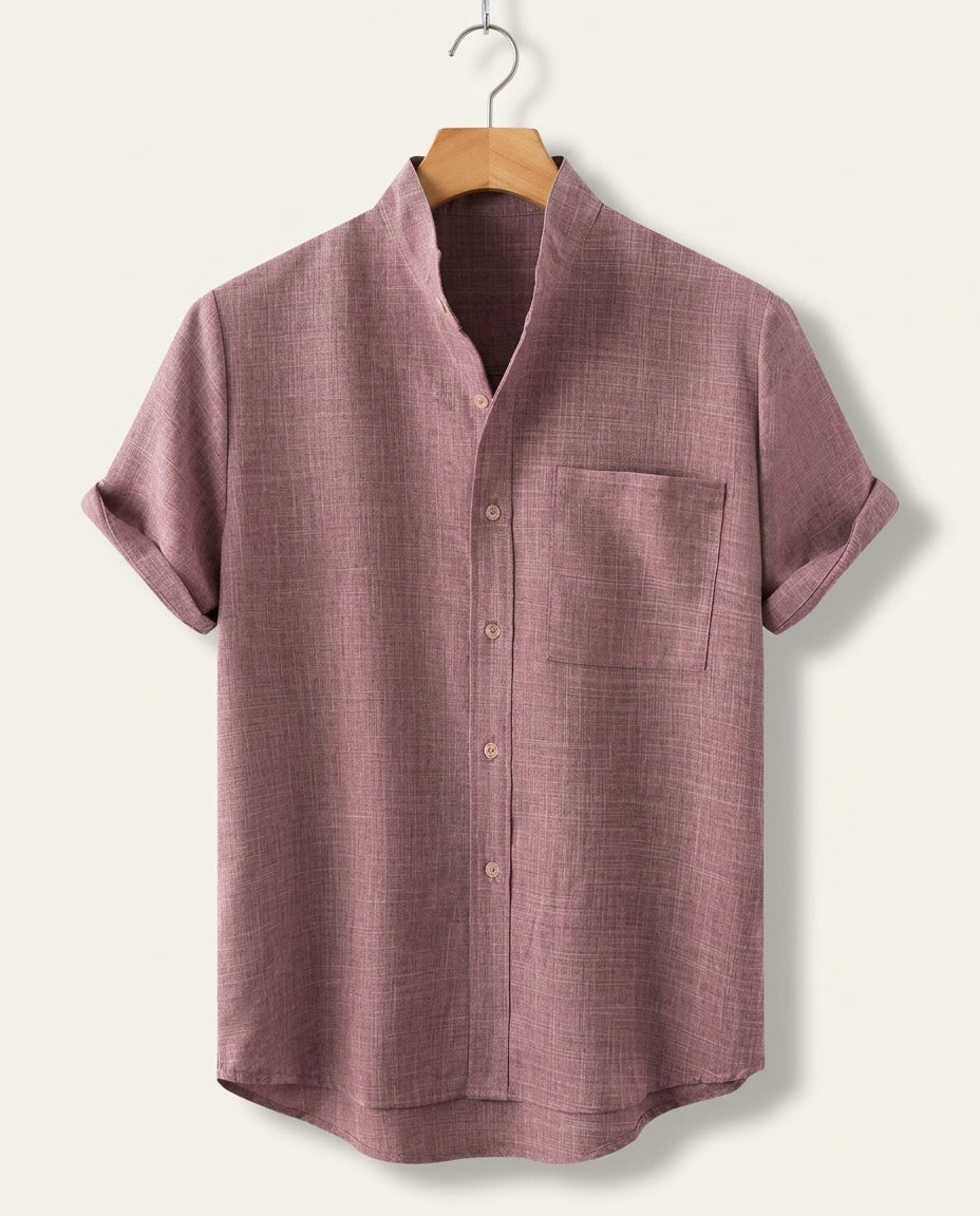 Radcliffe Men's Mandarin Collar Shirt