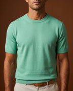 Fenwick Men's Cashmere Short Sleeve Shirt