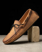 Fitzgerald Men's Suede Moc Toe Loafers