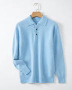 Marchetti Men's Cashmere Polo Sweater